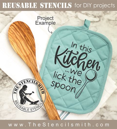 8948 Kitchen Phrase stencil - The Stencilsmith