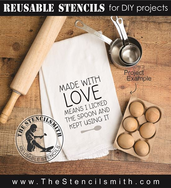 8950 Kitchen Phrase stencil - The Stencilsmith