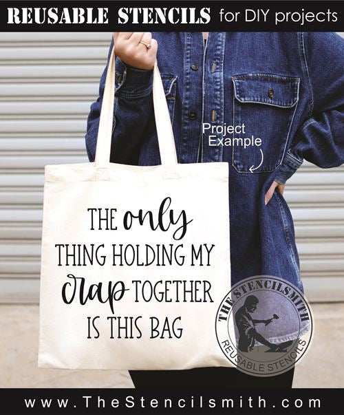 8965 Tote Bag stencils - The Stencilsmith