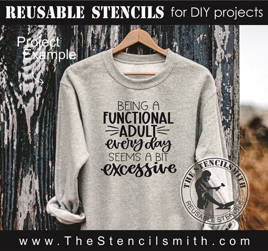 8968 Sarcastic stencils - The Stencilsmith