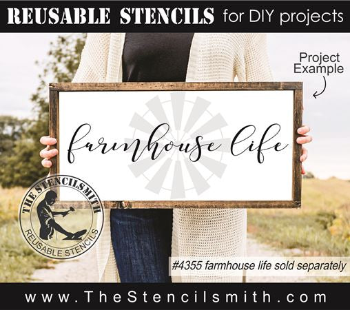 8984 Windmill Stencil - The Stencilsmith