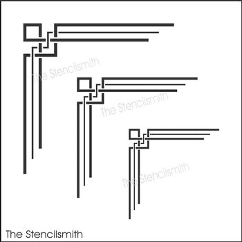 8987 decorative corners stencil - The Stencilsmith