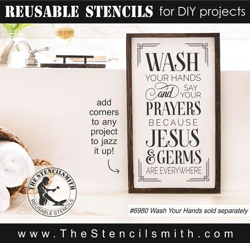 8987 decorative corners stencil - The Stencilsmith