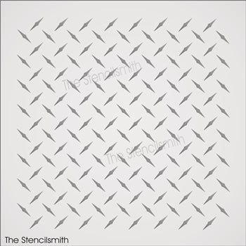 8988 Diamond Plate Stencil - The Stencilsmith