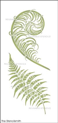 8997 Fern stencil - The Stencilsmith