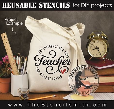 9002 The influence of a good teacher Stencil - The Stencilsmith