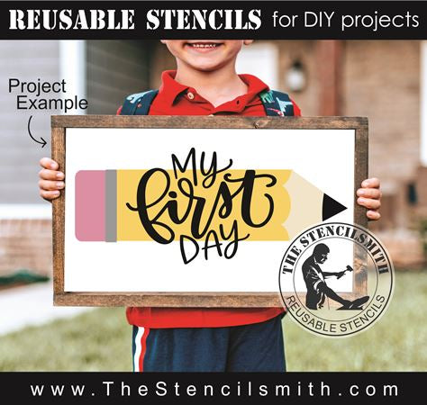 9007 - my first / last day stencils - The Stencilsmith