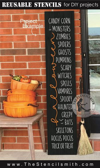 9012 Halloween stencil - The Stencilsmith