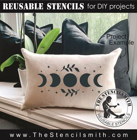 9032 Moon Phase Stencil - The Stencilsmith