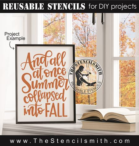 9038 And all at once stencil - The Stencilsmith