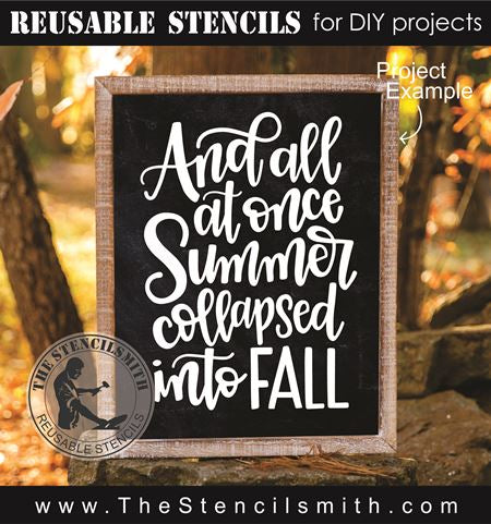 9038 And all at once stencil - The Stencilsmith