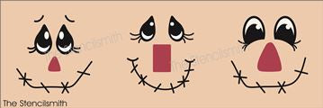 9043 Scarecrow face stencils - The Stencilsmith
