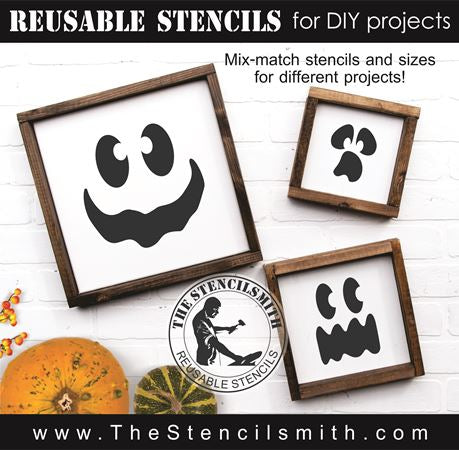 9044 Ghost face stencils - The Stencilsmith