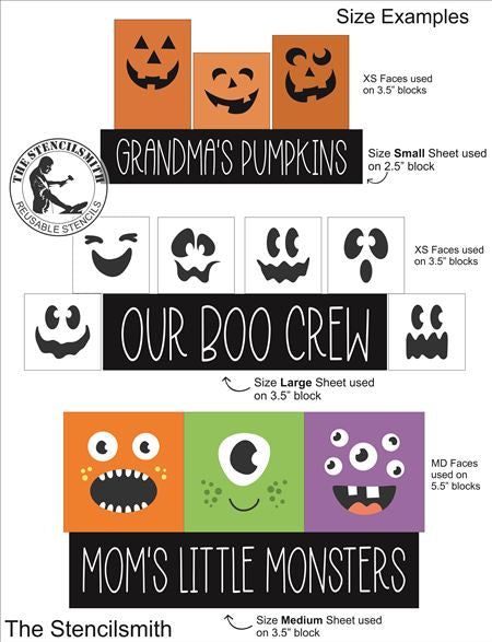 9052 Fall Family sheet stencil - The Stencilsmith