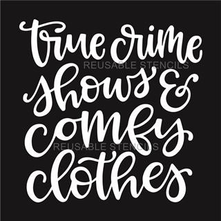 9060 True Crime Shows stencil - The Stencilsmith