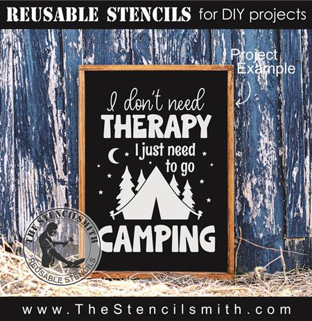 9063 I don't need therapy stencil - The Stencilsmith