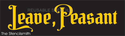 9065 Leave, Peasant stencil - The Stencilsmith