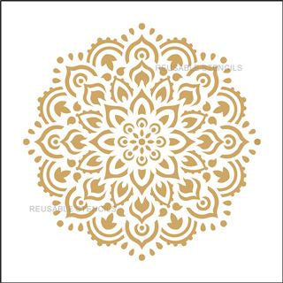 9068 Mandala stencil - The Stencilsmith
