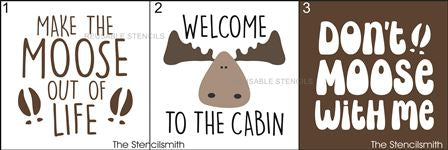 9088 Moose mini stencils - The Stencilsmith