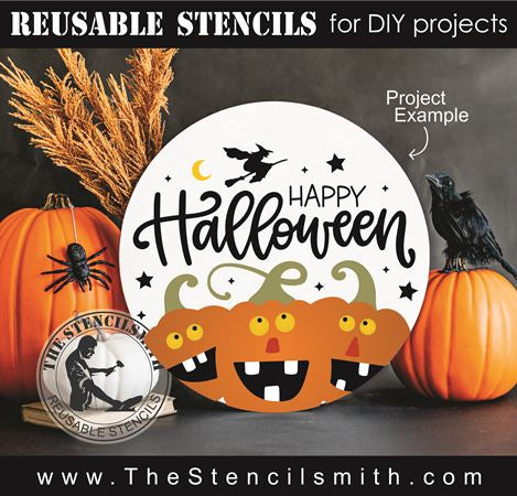 9111 Happy Halloween stencil - The Stencilsmith