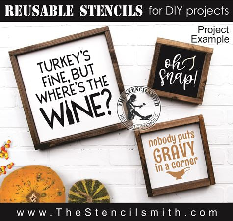 9125 Thanksgiving mini stencils - The Stencilsmith