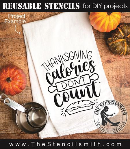 9127 Thanksgiving Phrase stencils - The Stencilsmith