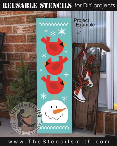 9136 cardinal stack stencil - The Stencilsmith