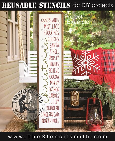 9137 Christmas stencil - The Stencilsmith