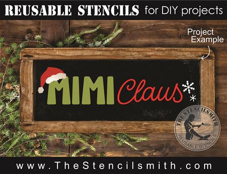 9161 Grandma Claus mix-match stencil - The Stencilsmith