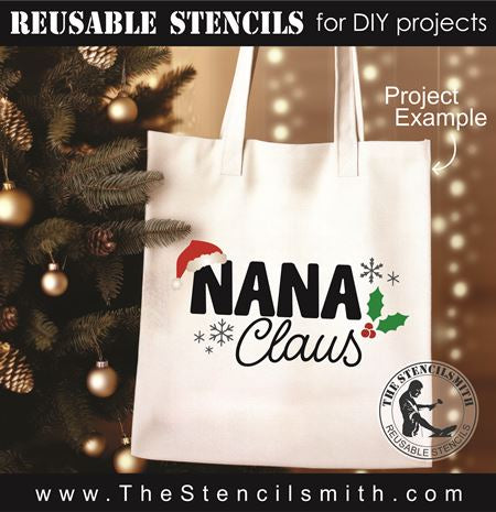 9161 Grandma Claus mix-match stencil - The Stencilsmith