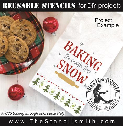 9168 Christmas sweater borders stencil - The Stencilsmith