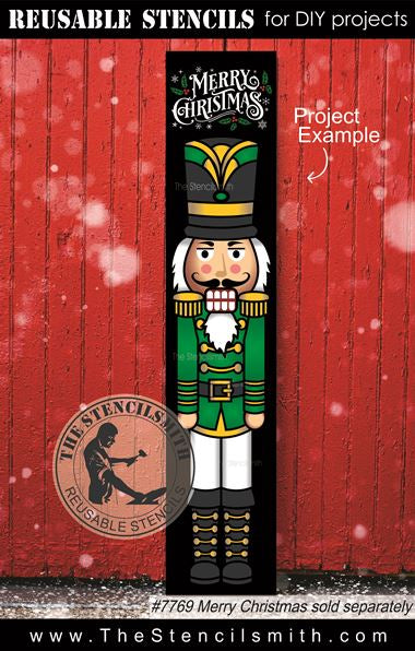9174 Nutcracker leaner stencil - The Stencilsmith