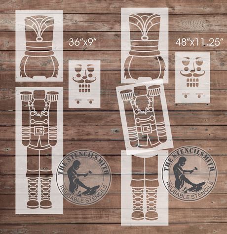 9174 Nutcracker leaner stencil - The Stencilsmith