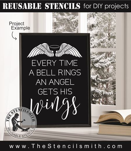9182 Every time a bell rings stencil - The Stencilsmith