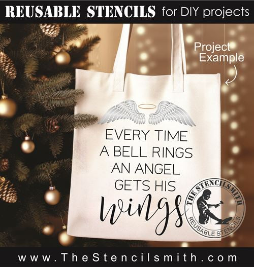 9182 Every time a bell rings stencil - The Stencilsmith