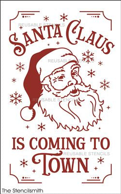 9192 Santa Claus is Coming to Town stencil - The Stencilsmith