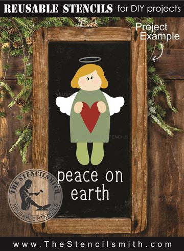 9204 peace angel stencil