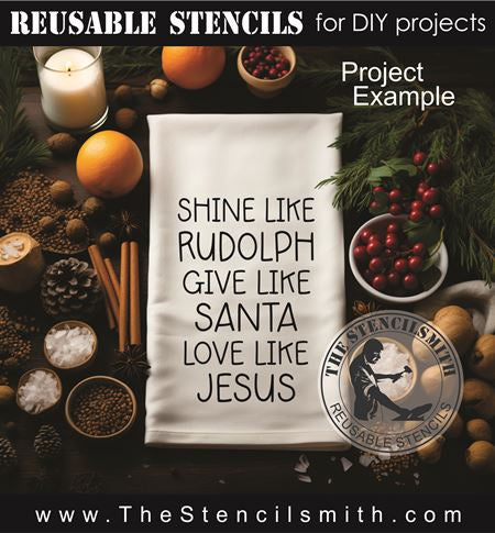9207 Christmas mini stencils - The Stencilsmith