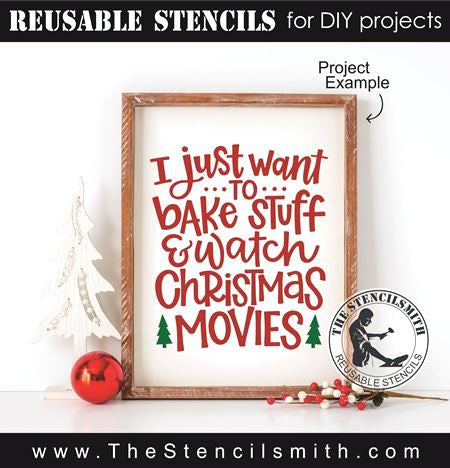 9209 Christmas Phrase stencils - The Stencilsmith