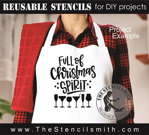 9212 Christmas Phrase stencils - The Stencilsmith