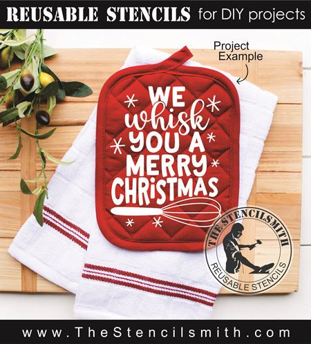 9212 Christmas Phrase stencils - The Stencilsmith