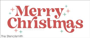 9218 merry christmas stencil - The Stencilsmith