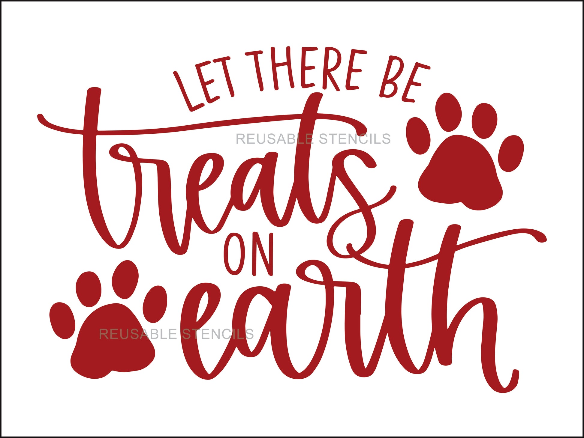 9224 let there be treats on earth stencil - The Stencilsmith