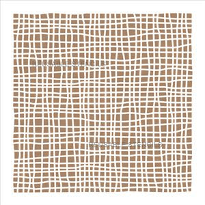9236 Burlap stencil - The Stencilsmith