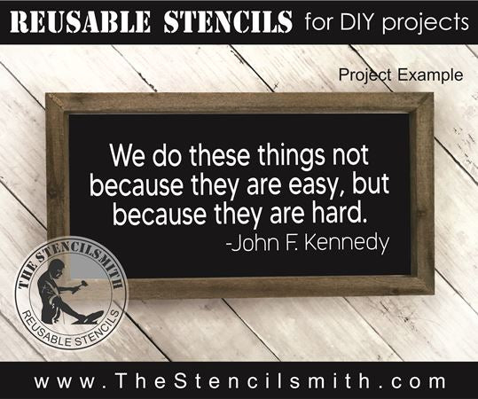 9257 We do these things stencil - The Stencilsmith