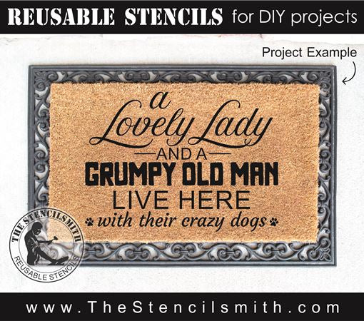 9260 a lovely lady and a grumpy stencil - The Stencilsmith