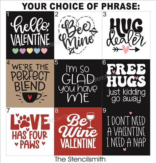 9270 Valentine mini stencils - The Stencilsmith