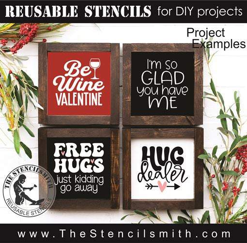 9270 Valentine mini stencils - The Stencilsmith
