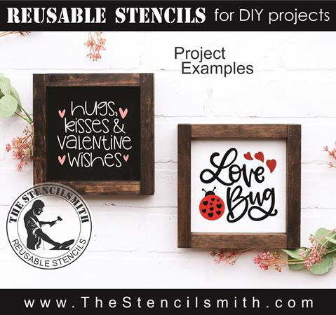9271 Valentine mini stencils - The Stencilsmith