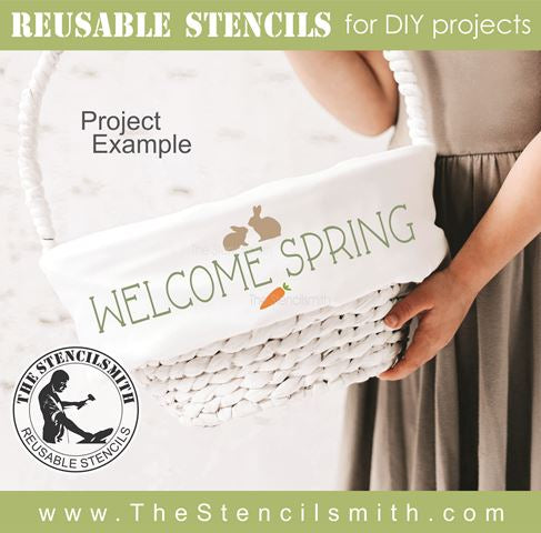 9328 Spring Phrase Collection stencil - The Stencilsmith